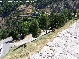 Muralla de Segura de la Sierra. Arranque del primer y segundo anillos hacia la Puerta de Gontar