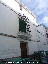 Casa de la Calle Martnez Montas n 17. Balcn derecho