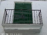 Casa de la Calle Martnez Montas n 17. Balcn izquierdo