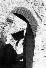Puerta de Catena. Foto antigua. Reconstruido