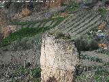 Huertas de beda. Con los restos de la Iglesia de San Juan Evangelista