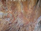 Pinturas rupestres del Barranco de la Cueva Grupo I. Panel central