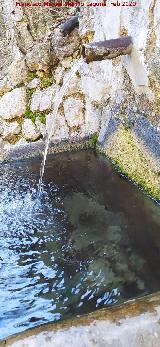 Fuente del Prado de las Ubillas. Ca�o