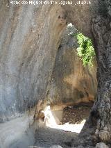 Can del Nacimiento. Arco natural de piedra