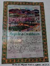 Plaza de la Constitucin. Azulejos