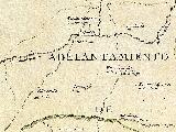 Historia de Sorihuela del Guadalimar. Mapa del Adelantamiento de Cazorla 1797