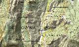 Cortijo Pelegrn. Mapa