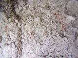 Pinturas rupestres de la Mella I. Pinturas rupestres del bside central