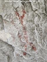 Pinturas rupestres de la Mella I. Antropomorfo doble Y