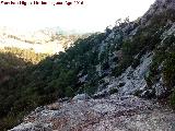 Escalera del Blanquillo. Vista desde arriba