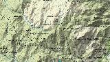 Alto de Pea Rubia. Mapa