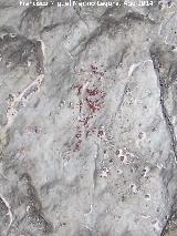Pinturas rupestres del Abrigo I del To Serafn. Barra del Grupo III