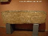 Historia de Arjonilla. Sarcfago visigodo siglos V-VI dC. Museo Provincial de Jan