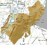 Sierra de las Lagunillas. Mapa