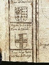 Torre de Don Rodrigo. Mapa 1588