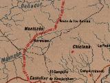 Historia de Chiclana de Segura. Mapa 1885