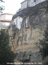 Casas excavadas en la roca. 