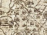 Historia de Escauela. Mapa 1588