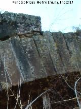 Puente Mocho. Dovela reutilizada de Cstulo en la parte de Linares