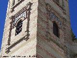 Iglesia del Carmen. Ventanas centrales de la torre