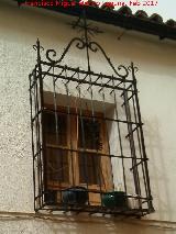 Casa de la Calle Pastores n 6. Reja de rosetas