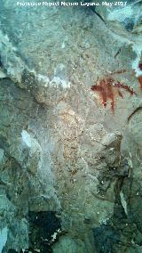 Pinturas rupestres de la Llana VII. Lneas de trazo fino verticales