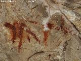 Pinturas rupestres de la Llana VII. Smbolos de trazo grueso