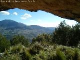 Pinturas rupestres del Abrigo de Aznaitn de Torres V. Vistas desde el abrigo