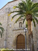 Iglesia de San Bartolom. Fachada a los pies del templo