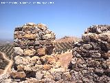 Castillo del Berrueco. Almenas de la Torre circular derecha