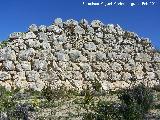 Oppidum del Cerro Miguelico. Muralla ciclopea