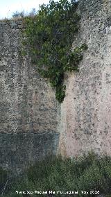 Molino Fortificado del Cubo. Esquina del caz con el molino