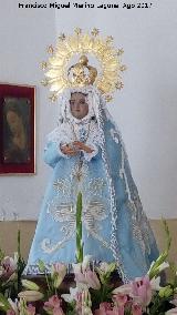 Iglesia de la Estacin de Huesa. Virgen de la Aurora