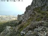 Aznaitn. Paredes de la ladera norte de Jimena