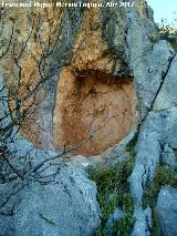 Pinturas rupestres del Abrigo de Aznaitn de Torres I. Abrigo