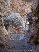 Castillo de Torres. Vistas al recinto interior desde el primer piso