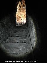 Castillo de Torres. Escaleras de subida a la segunda planta