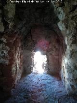 Castillo de Torres. Saetera de la segunda planta