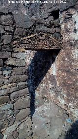 Cortijo de los Burguillos. Detalle de un dintel interno