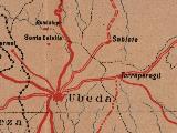 Historia de beda. Mapa 1885