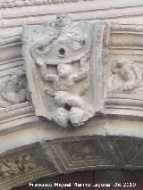 Sacra Capilla de El Salvador del Mundo. Detalle de la Portada de Santiago