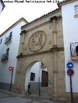 Portada del Palacio del Caballerizo Ortega. 