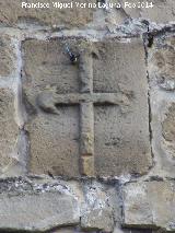 Torren del Reloj. Escudo con la Cruz de Santiago