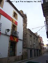 Muralla de beda. Lienzo de muralla de la Calle Andjar