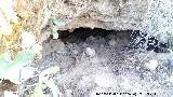 Necrpolis de Cerro Alto. Cueva artificial casi cegada