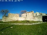 Casa solariega de San Bartolom. Lateral de piedra vista