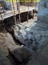 Iglesia de San Lorenzo. Excavaciones arqueolgicas