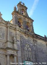 Colegiata de Santa Mara de los Reales Alczares. Espadaa derecha