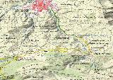 Fuente de la Bellota. Mapa