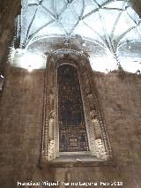 Monasterio de los Jer�nimos. Vidriera